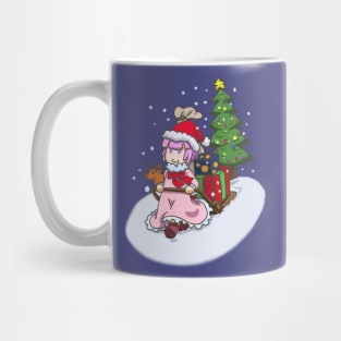 Sleighing in a winter of Christmas Mug